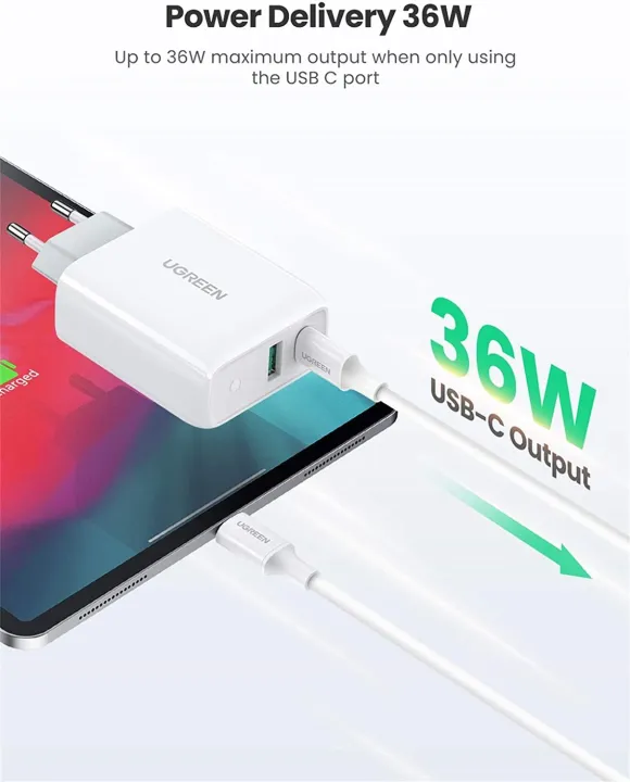 UGREEN%2060468%2036W%20USB-C%20Wall%20Charger%20-%20High-Speed%20Charging%20for%20Your%20Devices%20-%20Image%203