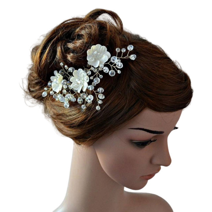 Bridal hair pins, Hair jewellery Bride hair accessory
