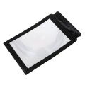 A4 Full Page 3x Magnifier Sheet Large Magnifying Glass Book Reading Aid Lens. 