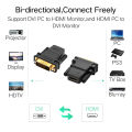 Ugreen DVI to HDMI Adapter Bidirectional DVI-D 24+1 Male to HDMI Female Cable Connector Converter for HDTV Projector HDMI to DVI. 