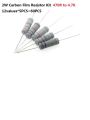 12 values X 5Pcs Each=60Pcs (2 Watt) 470 Ohm to 10K ohm 2W 5% Resistor kit set including  470Ω   560Ω  680Ω  820Ω 1K  1.5K   2.2K  2.7K  3.3K  3.9K  4.7K 10K. 