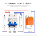 Original TOMZN 2P DC 1000V MCB 125A Circuit breaker FOR PV System C curve Battery Main Switch. 