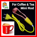 Electric Water Heating Rod Mini 500W Portable for Coffee,Tea Maker, Milk Boiler. 