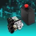 4-Port Air Compressor Pressure Control Switch, FBANG – 240V, 15A, 175 PSI, 1/4" Single Phase, Auto-Control with Safety Valve, Durable and Easy to Install. 