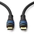 BlueRigger In-Wall High Speed HDMI Cable, 25 Feet (7.5 M) CL3 Rated, Supports 4K, Ultra HD, 3D, 1080p, Connect Blu-Ray Player, Apple TV, Xbox One, PS4, Roku, and laptops with HDMI UHDtv , projectors, A/V Receiver,etc. Ethernet and Audio Return Latest Stnd. 