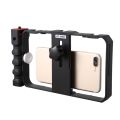 YELANGU Pro Smartphone Video Rig Filmmaking Case Phone Video Stabilizer Grip Mount for IPhone Xs Max XR X 8 Plus Samsung Huawei. 