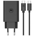 Motorola 30W Fast Charger EU Power Adapter Usb Micro/Type C Cable For Motorola Moto Edge S E5 Plus Z Z2 Z3 Play G30 G50 P50 G70. 