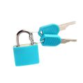 【COOL】 23mm Coloured Dormitory Appliances Travel Supplies Cabinet Door Bookbag Small Luggage Lock Suitcase Padlock with 2 Keys. 