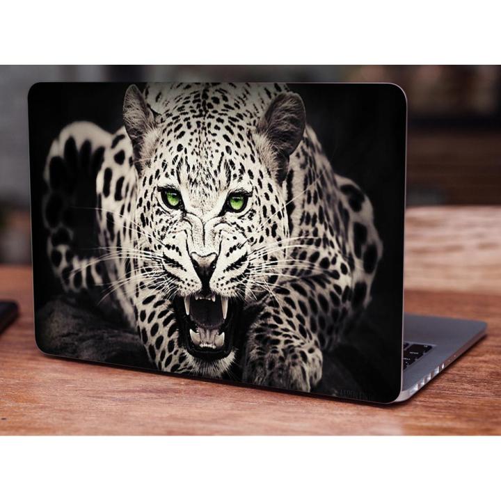 animals-green-eyes-leopard Laptop Back Skin-Laptop Skin Vinyl Sticker Decal, 13 13.3 14.6 15 15.4 15.6 inch Laptop Skin Sticker Cover For All Laptops