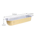 5/10Pcs Rectangular Tinfoil Tray Disposable Aluminum Foil Container Waterproof And Oil-proof Bakeware Set Without Lid For Grill Cooking Tool. 