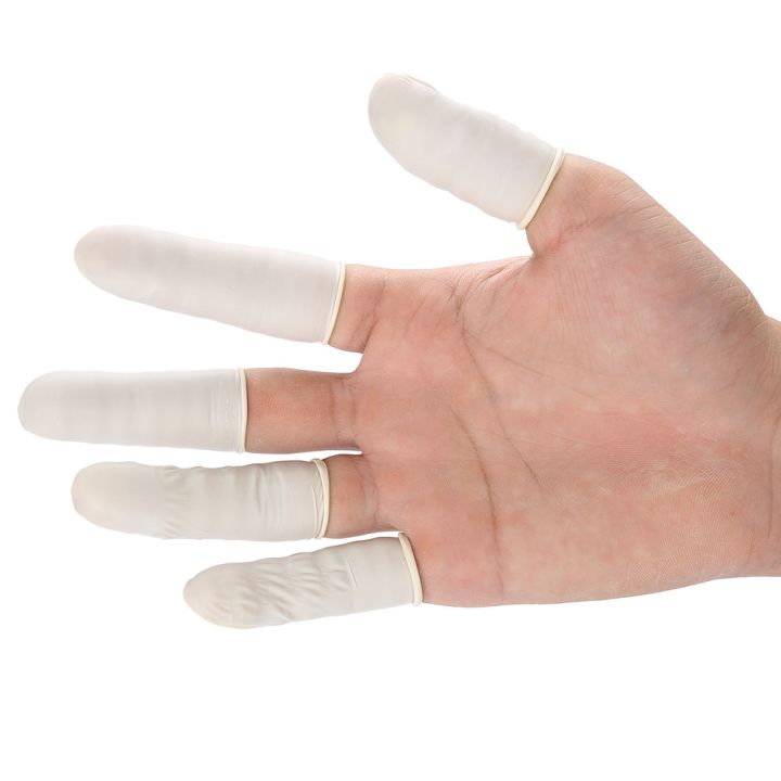 100Pcs%20Emulsion%20Finger%20Cots%20Latex%20Fingertips%20Gloves%20Electronics%20Repair%20Tool%20-%20Image%209