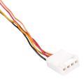 FLYEER DC 12V 0.3A 60mm 4 Pin Connecter PC Computer Case Fan CHD6012ES-AH. 