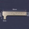 Measurement Tool Pocket Brass Sliding Gauge Vernier 80mm Single Scale. 