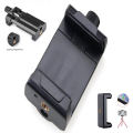 Multi-function Clip Mobile Phone Holder with Tripod Mount Adapter with Adjustable Screw Tripod Holder for Phone. 