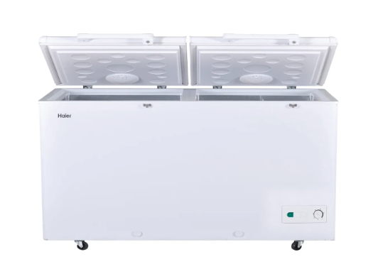 Haier Regular HDF-385H 2 in 1 Double Door Deep Freezer White