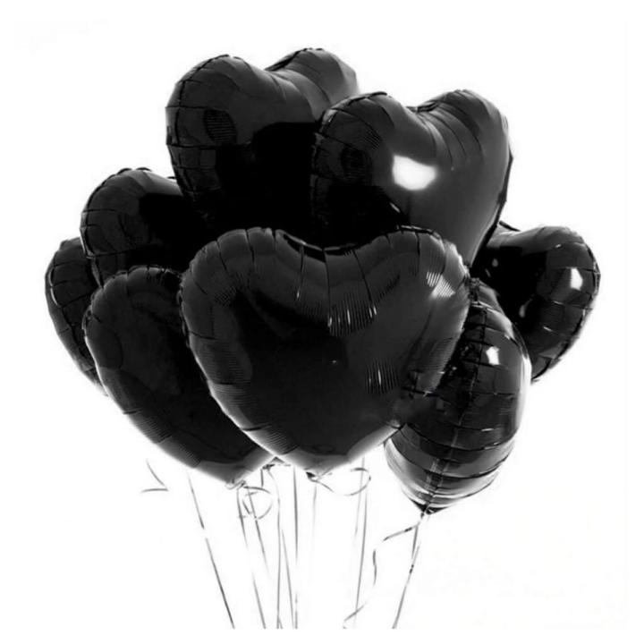 5 PCS Set Small Heart Foil Balloons for Valentines Day, Wedding, Birthday Party & Decorations