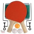 Table Tennis Racket Set With Net And Three Balls For Children, Kids. 