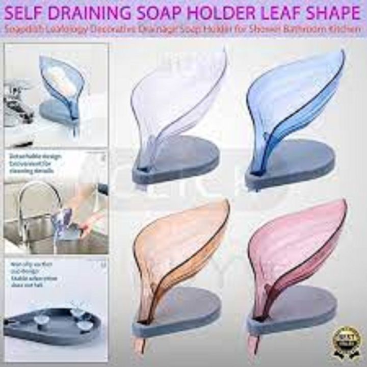 Decorative Drainage Soap Holder for Shower Bathroom Kitchen