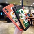 YIWESAN Case For iPhone 11 Case Cute Fashion Brand Coffee Flower Girls Lovely Girl Shockproof Phone Casing Full Back Cover Camera Side Edge Soft Silicone Pattern Case Protection Cases. 