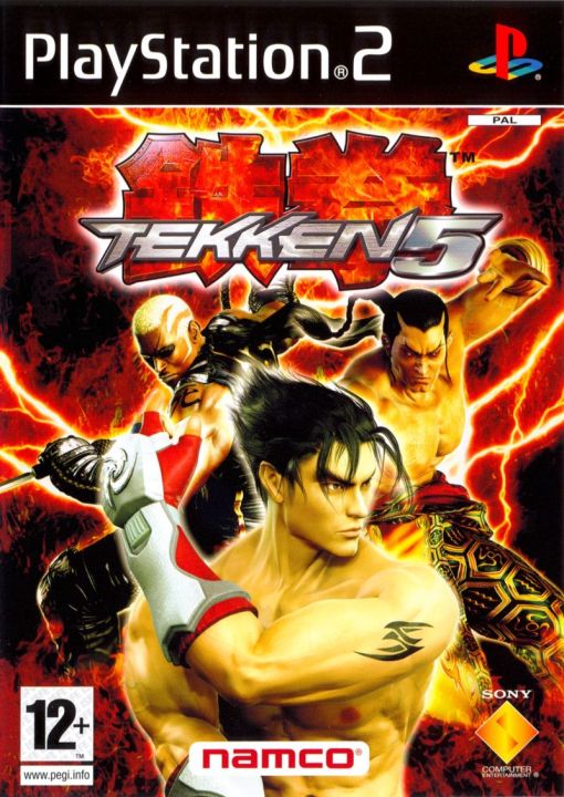 tekken 5 VIDEO GAME - PS2 - PlayStation 2 - Modified system