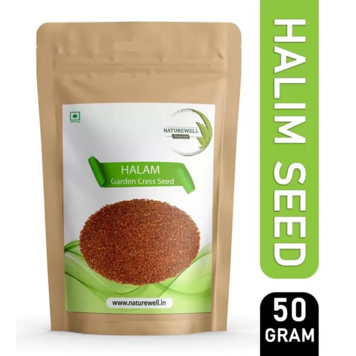 Naturewell Organics Halim Seeds / Asalsiya For Eating, Aliv Seeds For ...