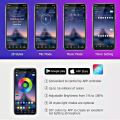 Mobile Application Control Atmosphere Lights For Car / Bike 48 LED's With Music Sensor Bluetooth Interior Footlights (High Quality). 