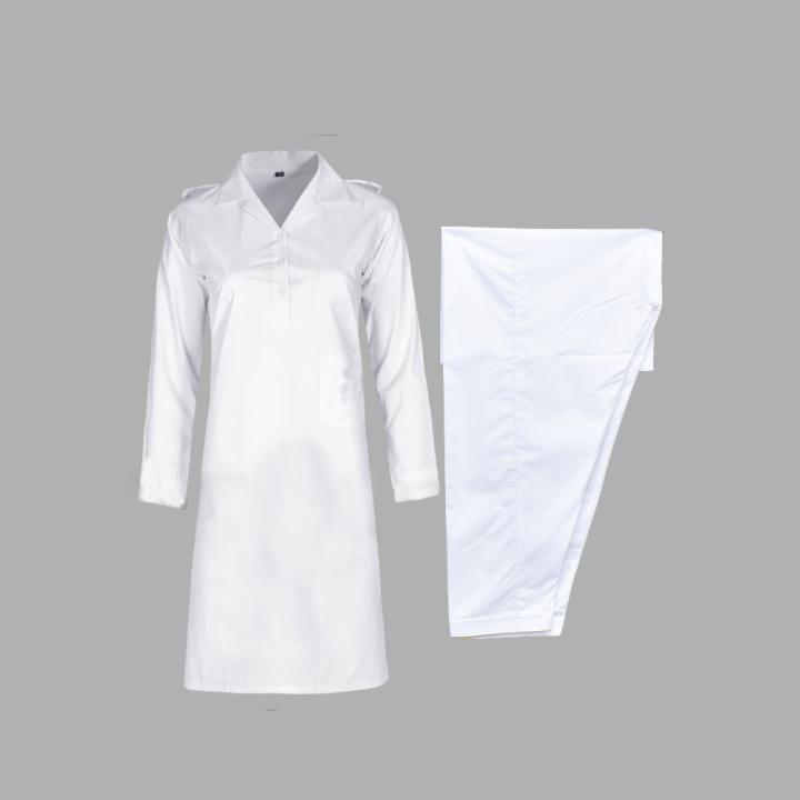 White Uniform For Girls Shalwar Kameez. Premium Quality Uniform. Size: Small,Medium,Large, (is k alawa ap apne size k mutabiq bhi bnwa sakte hai)