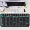 Shortcut Key Mouse Pad Large Office ps Lock Edge cad/wo/ai/excel/cdr/ppt Keyboard Table Mat Consignment. 