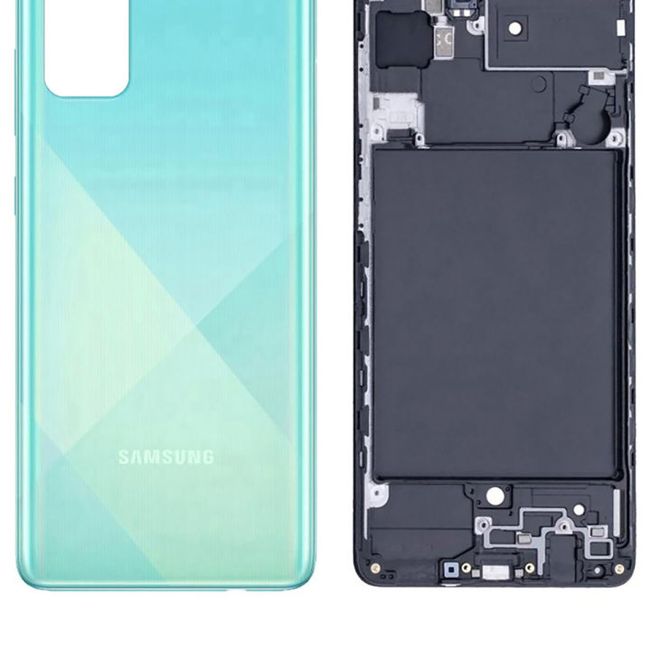 Samsung Galaxy A71 Complete Replacement Back Body Casing Housing Kit For Samsung Galaxy A71 - Blue