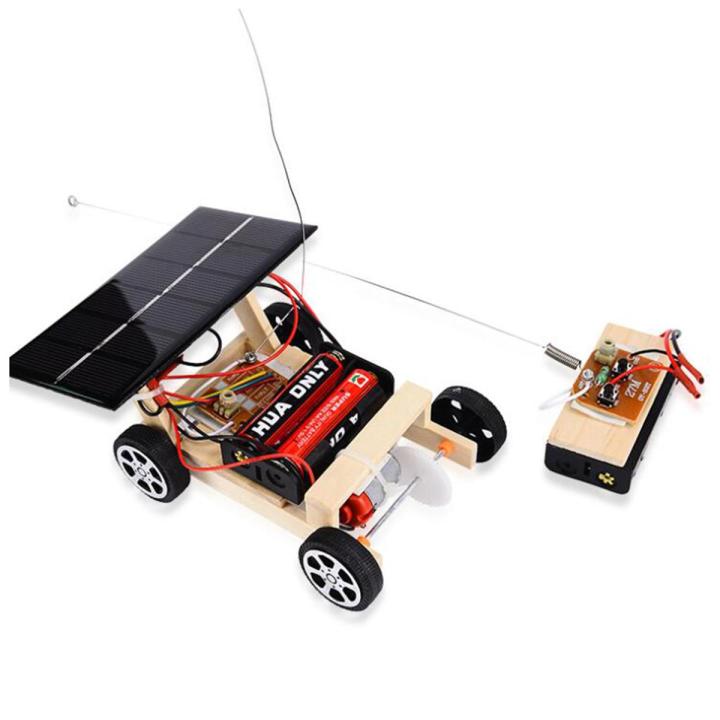 Assemble Solar Car Remote Control RC Car Educational Toys DIY