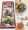 Extreme Sports Bikes Play Set For Kids ( Free 1000 Pcs Multi Colored Orbeez Balls) Bike Toys for Kids. 