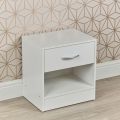 1 Drawer Compact Wooden Bedroom Bedside Cabinet Furniture Nightstand Side Table Customized. 