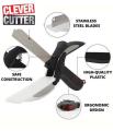 Original Clever Cutter 2-in-1 Stainless Steel Knife & Cutting Board. 