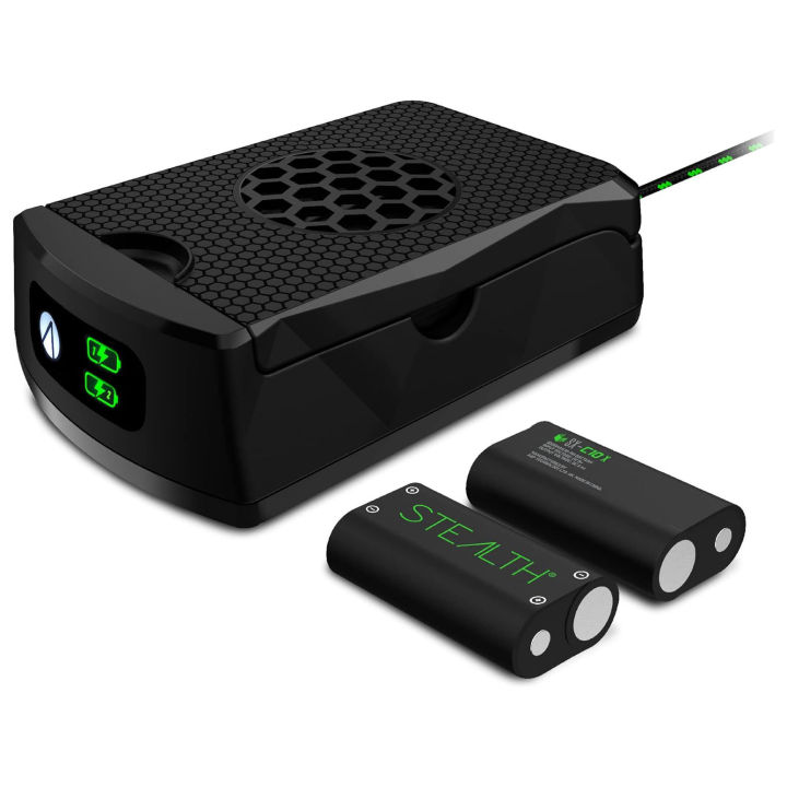 Imported STEALTH SX-C10 X Twin Rechargeable Battery Packs for XBOX (Xbox One, Series X) - Black