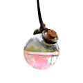 Car Hanging Diffuser Bottles Empty Glass Bottle With Flower Car Mirror Aromatherapy Fragrance Hanging Pendant Car Accessories. 