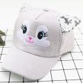 I LOVE DADDY&MUMMY-Summer New Cute Cartoon Cat Ear Girls Cap Adjustable Baseball Cap for Kids Children Girl Sun Hat. 