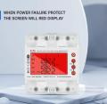 3 Phase 380V 100A Tuya WiFi Smart Bi-Directional Energy Power kWh Meter Over Under Voltage Protector Relay Switch Current Limit. 