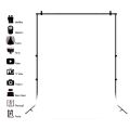 White Screen Chroma Key,White Screen For Studio,White Backdrop,White Background Cloth,Video Photo Background White. 