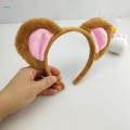 Animal Headbands Tail Bow Hairband Adults Kids Plush Monkey Costume Photo Props, Dress up Cartoon for Performance Stage Shows Halloween Party. 
