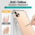 IPhone 11 Pro Max Transparent Bumper Back Cover. 