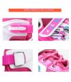 Adjustable Children Single Four-Wheel Roller Skates Skating Shoes. 