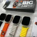 Branded T-900 Ultra Smart Watch with 2.09 Large Display, Bluetooth Calling, MP3 Player, Heart Rate Monitor, Fitness Tracker, Compatible with iOS and Android Phones. 