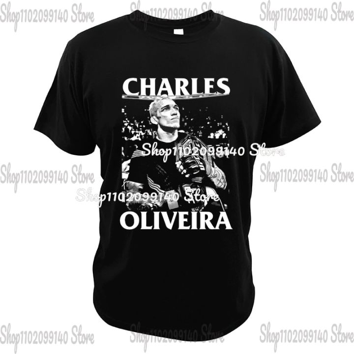 Charles Oliveira Fighter T-Shirt Funny Design Fans Tshirts Summer Soft Casual T Shirts streetwear harajuku graphic t shirts Dinner Ronvsa