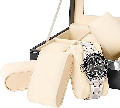 10/%2012%20Slot%20PU%20Leather%20Watch%20Box%20Display%20Case%20Jewelry%20Organizer%20with%20Glass%20Top%20-%20Image%202