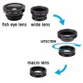 Fish Eye Lens Wide Angle Macro Fisheye Lens Zoom For iphone 7 8 plus XS MAX X Mobile Phone Camera Lens Kit ojo de pez para movil-blue. 