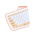 New Portable Silent Foldable Silicone Keyboard USB Wired Flexible Soft Waterproof Roll Up Silica Gel Keyboard for PC Laptop. 