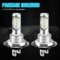 2X H7 LED Headlight 6000K Super White 110W 8000LM Headlight Kit Fog Light Bulbs Kit High Low Beam. 