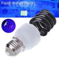 220V 20W E27 Fluorescent Blacklight CFL Light Bulb Lamp Replacement UV Light Lamp Fly Trap. 