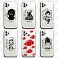 Naruto Kakashi Uchiha Itachi Gaara Phone Case Clear for iphone 13 12 11 Pro max mini XS 8 7 Plus X SE 2020 XR cover. 