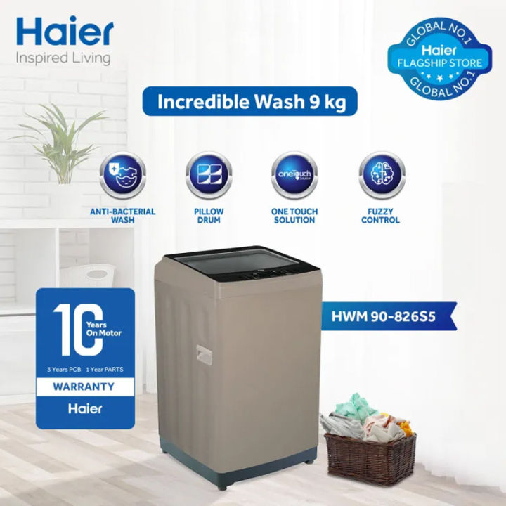 Haier Automatic Washing Machine HWM 90-826S5 9 Kg Capacity